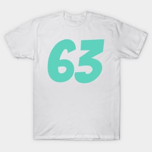 George Russell 63 - Driver Number T-Shirt